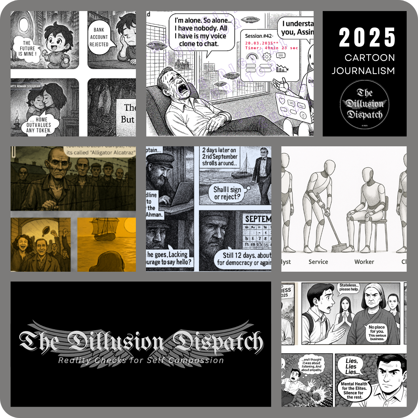The Dillusion Dispatch (DPM's Cartoon Journalism)